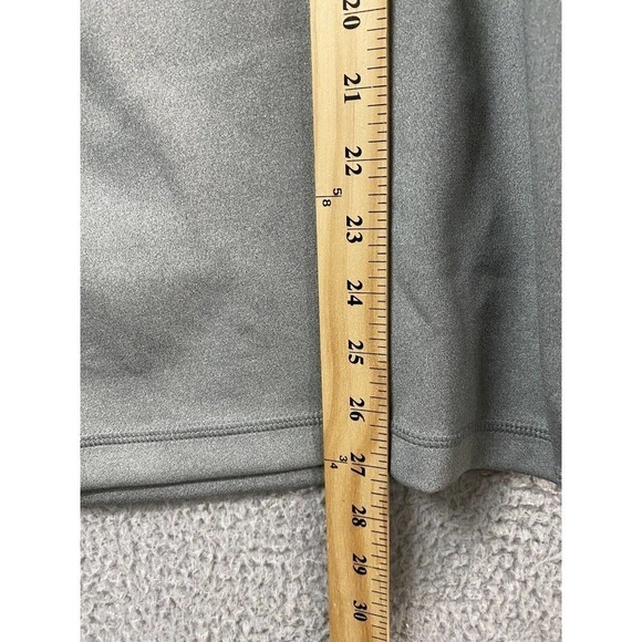 PUMA Shirt Mens Medium Gray 1/4 Zip Long Sleeve Pullover Sweatshirt Performance - Picture 4 of 11